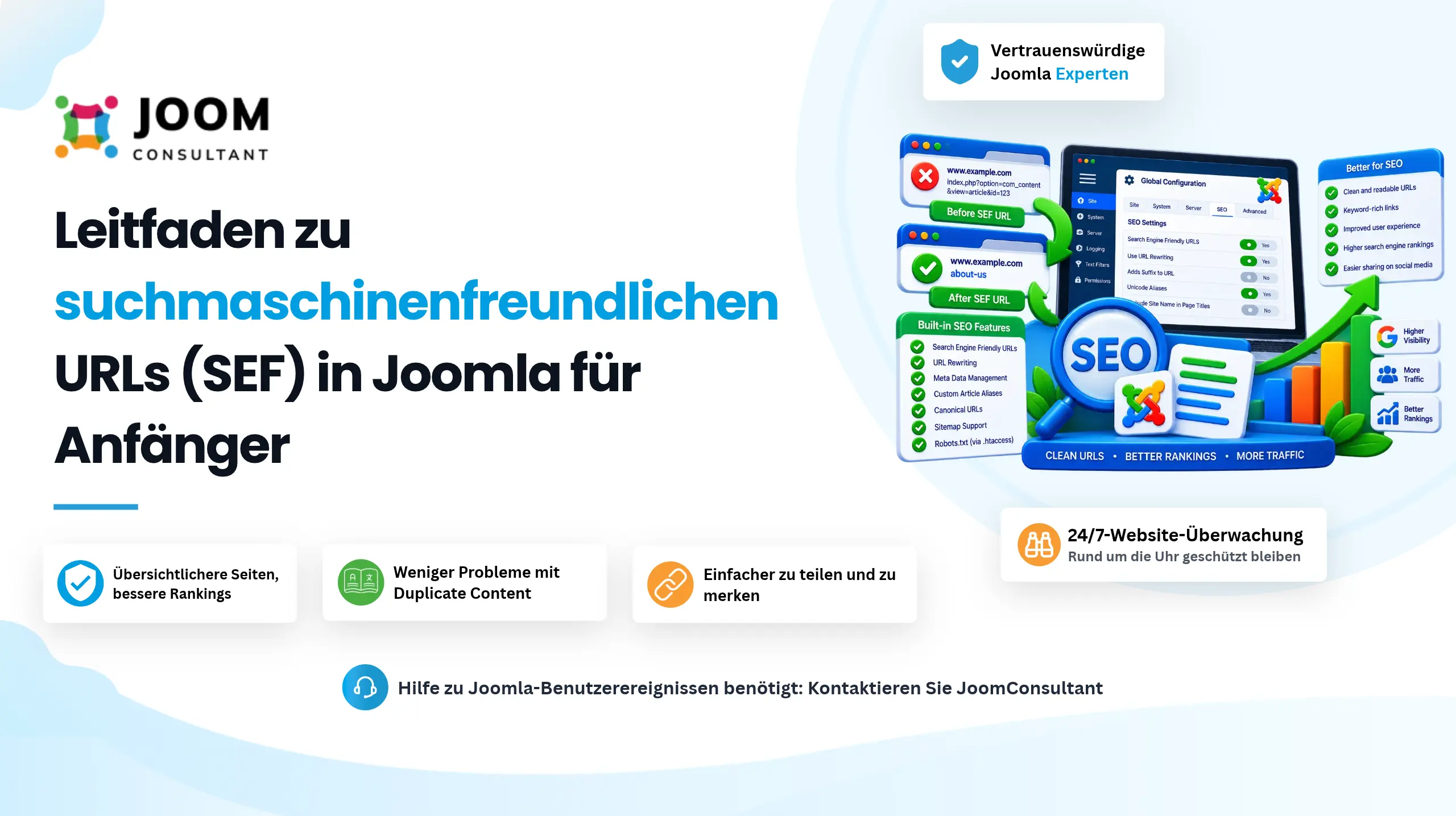 Joomla SEF-URLs: Leitfaden für Einsteiger