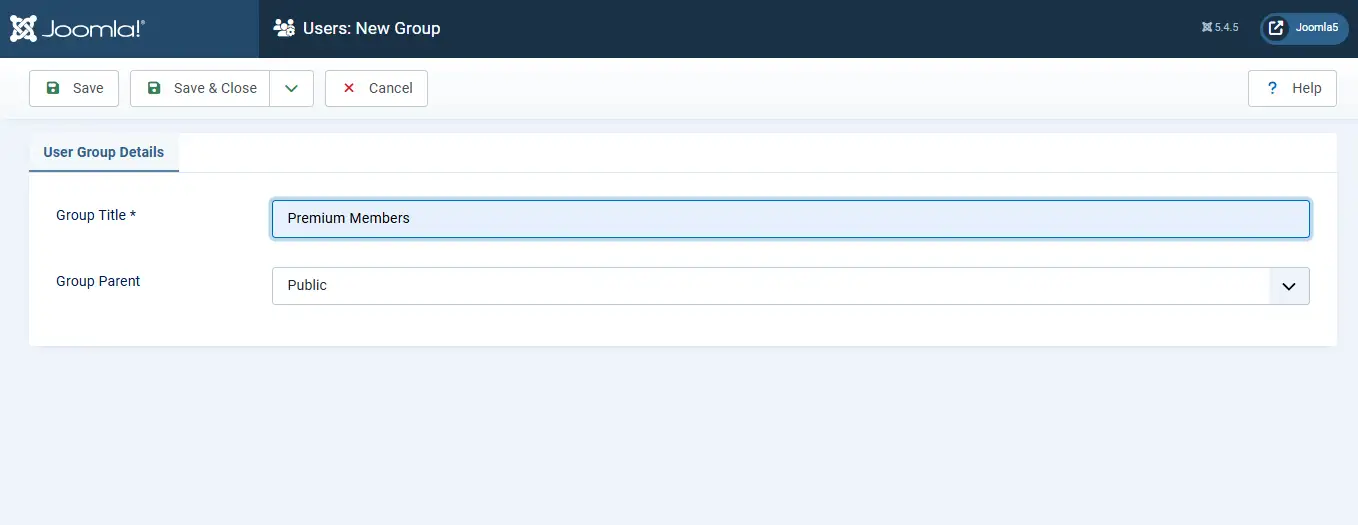 Custom Group