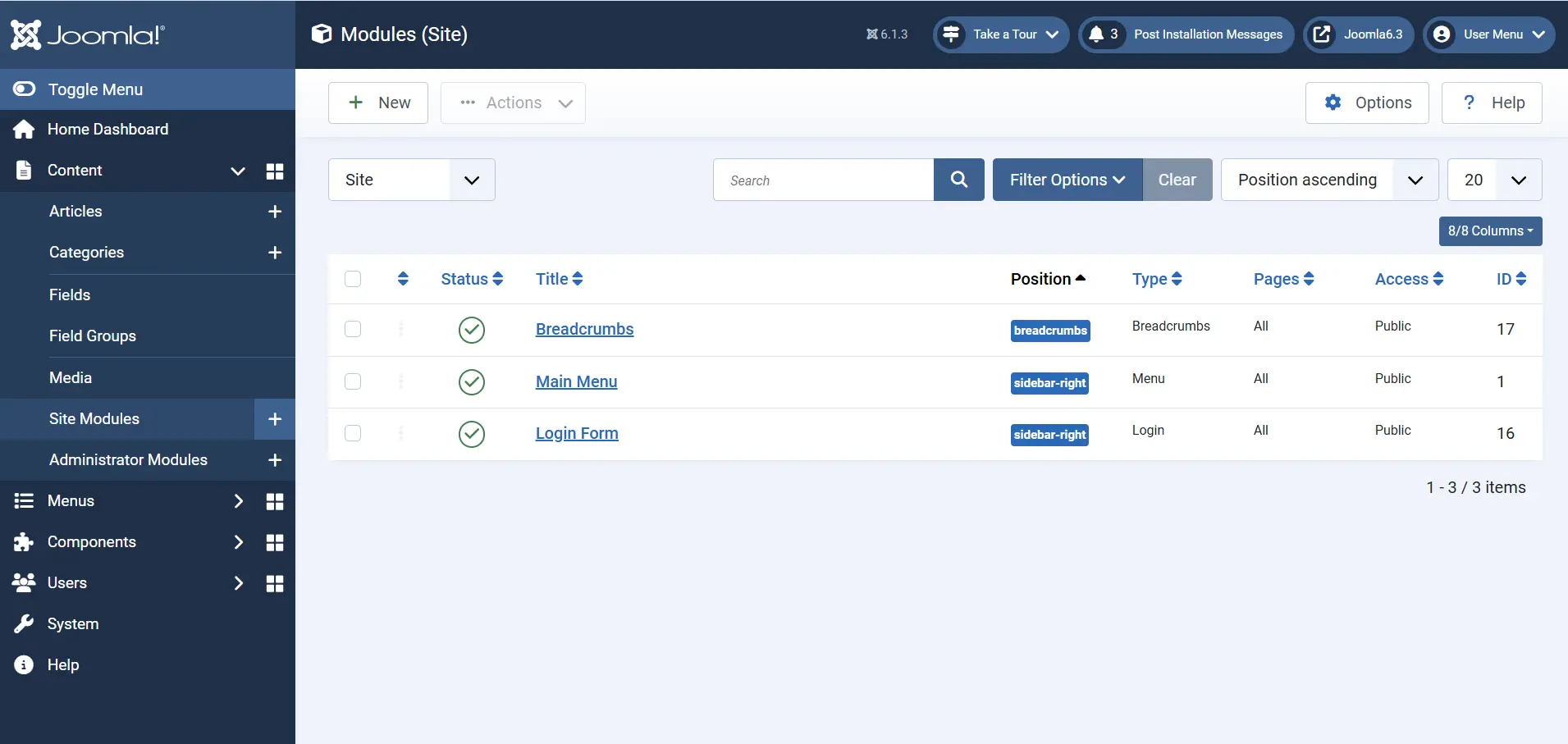 Joomla Content Languages