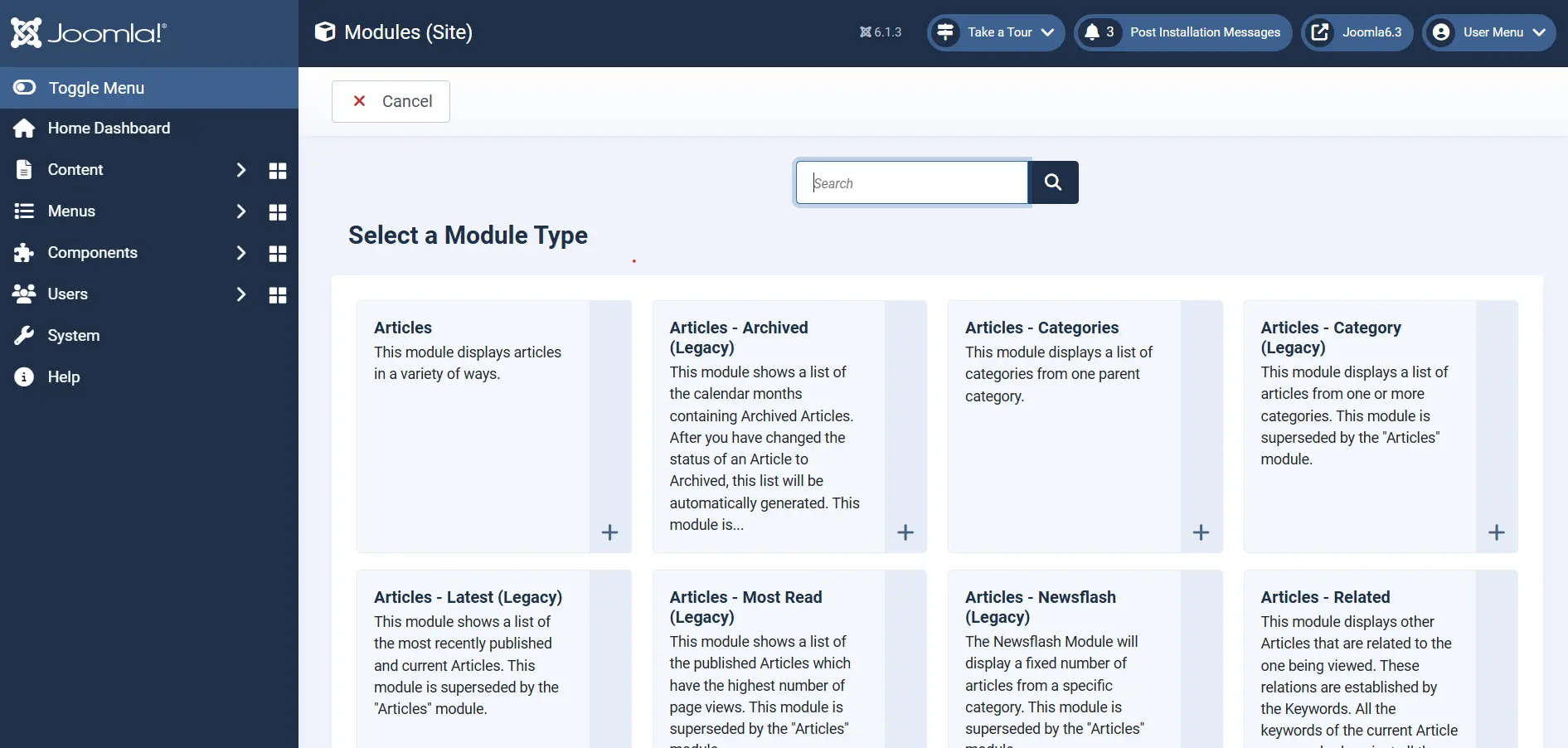 Joomla Content Languages