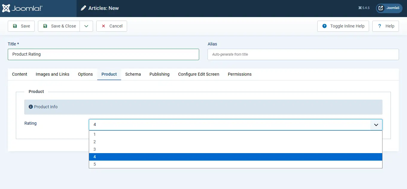 Set Joomla Custom Field Value