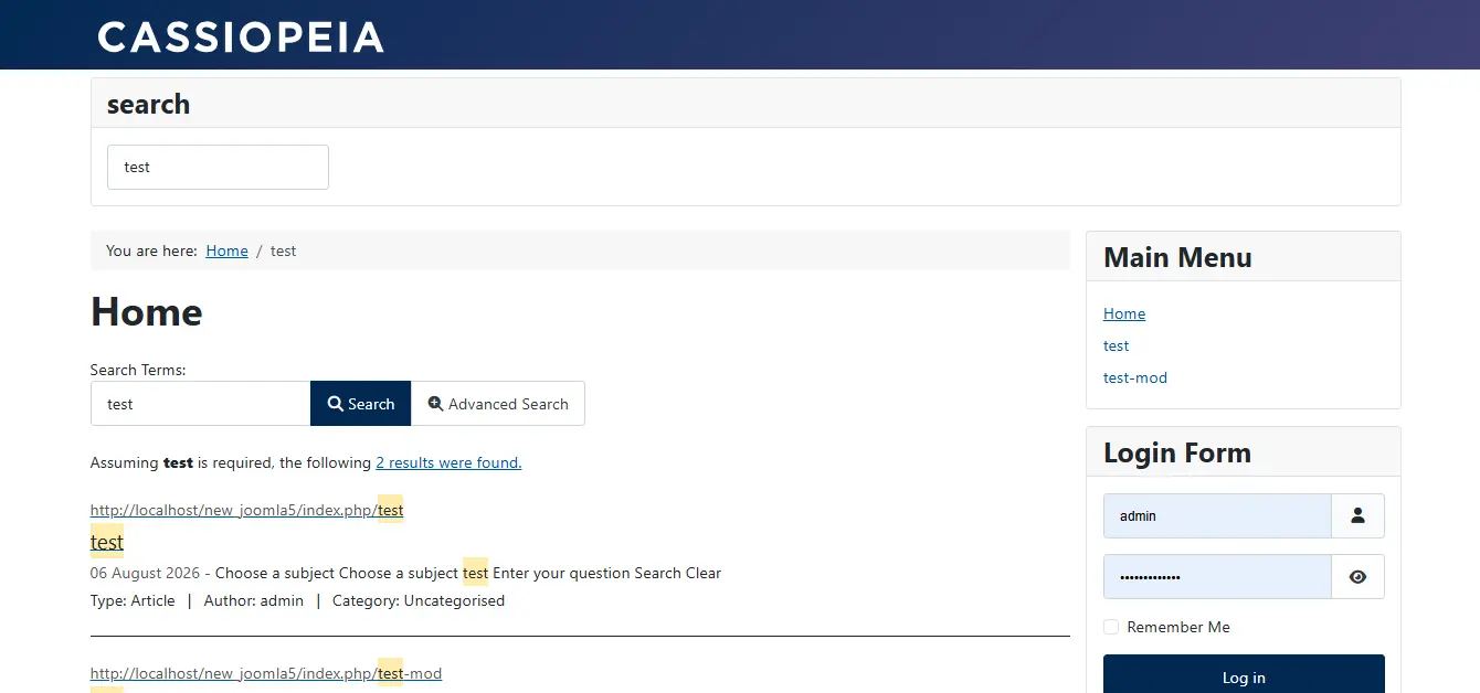 Smart Search Results