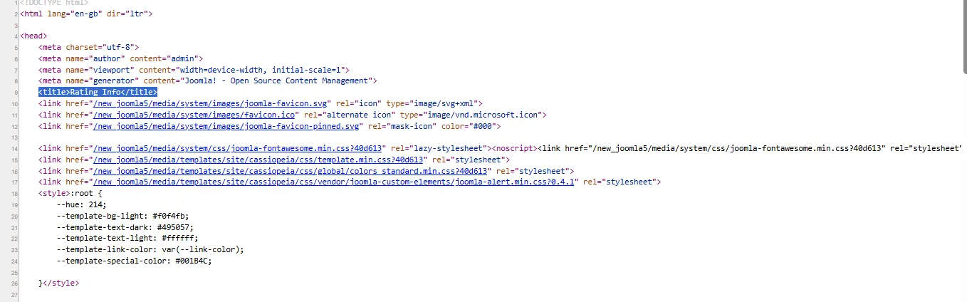 View Page Source