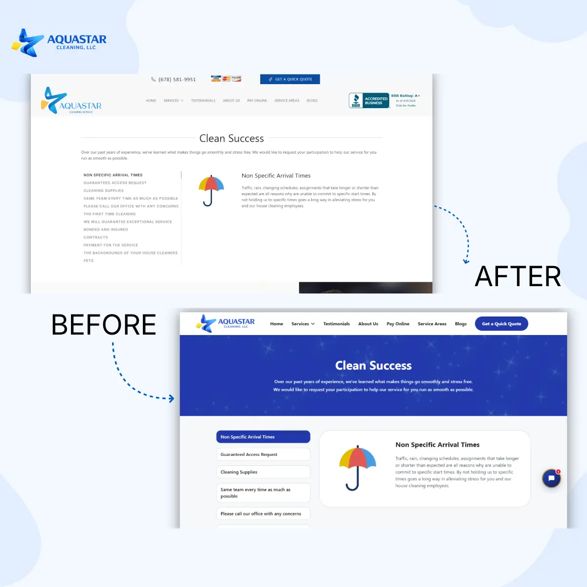 House Cleaning Landing Page